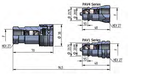 PAV1 DN13 – BG 3 – ISO 12.5